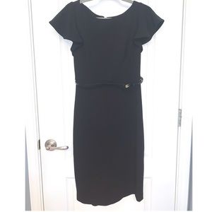 Calvin Klein Size 10 Black Dress